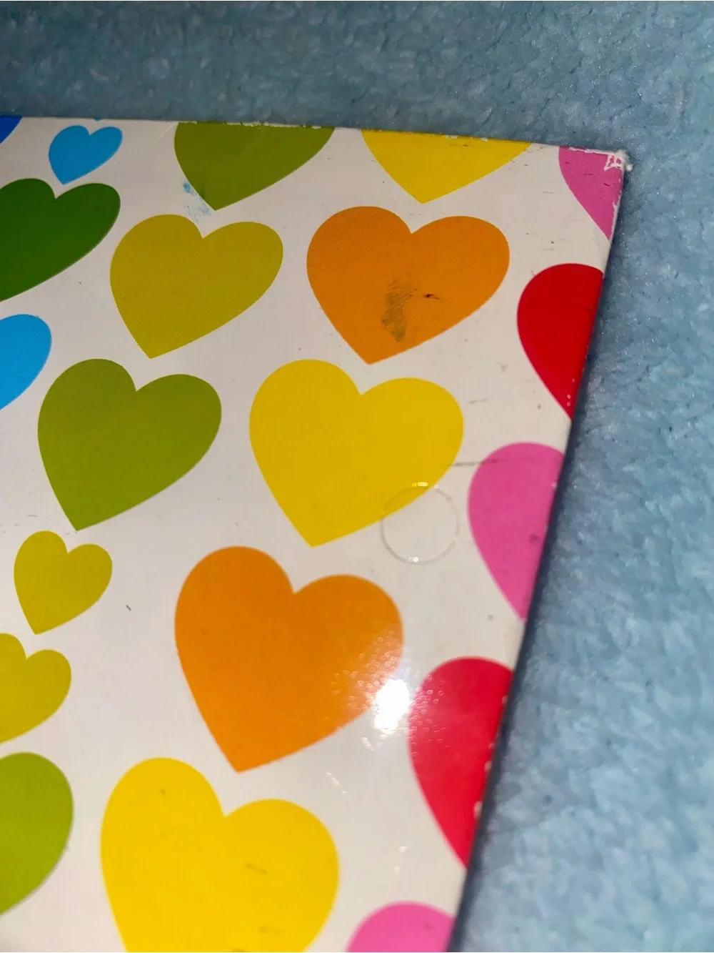 RARE Vintage Lisa Frank Queen of Color Rainbow Heart Portfolio Folder Y2K